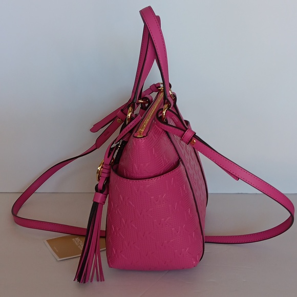 ***SOLD*** Michael kors sullivan small convertible tote cerise pink - Picture 9 of 16
